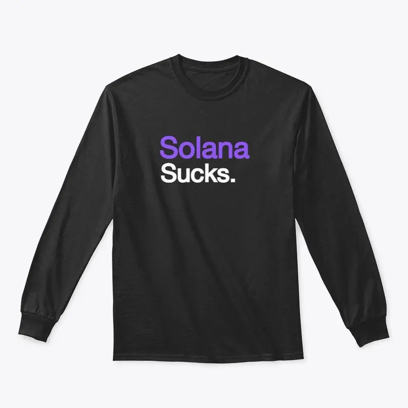 Crypto - Solana Sucks.